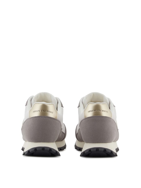 DROP MICROSUEDE Sneaker mit seitlichem Logo brauner Bass + cremefarben - Damenschuhe