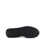 ARMANI EXCHANGE DROP MICROSUEDE Sneaker mit kontrastierendem Logo schwarz + cremeweiß - Herrenschuhe - 6