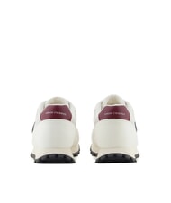 ARMANI EXCHANGE DROP MICROSUEDE Sneaker mit kontrastierendem Logo Off-White + Dunkelblau + Granatrot - Herrenschuhe - 5