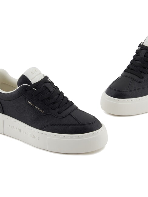 KURT MINI-TUMBLED Sneakers mit hoher Sohle Schwarz - Damenschuhe