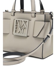 ARMANI EXCHANGE SUSIE Mini-Handtasche mit Schultergurt Braunbarsch - Damentaschen - 3