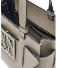 ARMANI EXCHANGE SUSIE Mini-Handtasche mit Schultergurt Braunbarsch - Damentaschen - 7