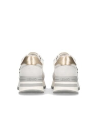 LIUJO AMAZING 25 Sneakers aus Wildleder und Mesh gebrochenes Weiß/Hellgold - Damenschuhe - 7