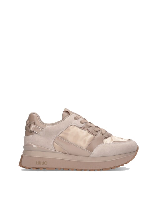 MAXI WONDER 91 Plateau-Sneaker mit Lackledereinsätzen neutral - Damenschuhe