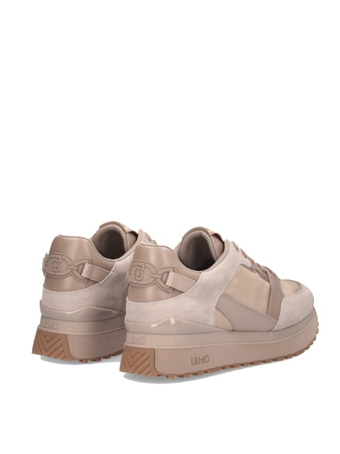 MAXI WONDER 91 Plateau-Sneaker mit Lackledereinsätzen neutral - Damenschuhe