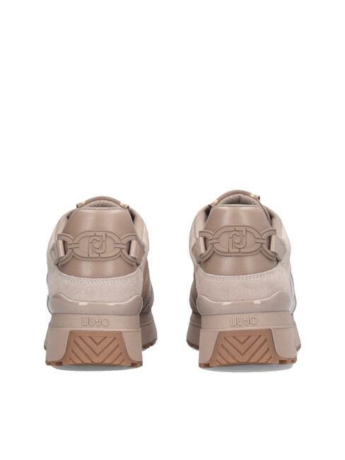 MAXI WONDER 91 Plateau-Sneaker mit Lackledereinsätzen neutral - Damenschuhe