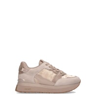 LIUJO MAXI WONDER 91 Plateau-Sneaker mit Lackledereins&auml;tzen neutral - Damenschuhe - 3