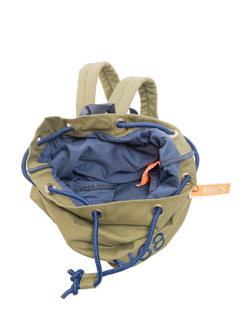 CABARDINE Strandtasche aus Baumwolle dunkles Militär - Damentaschen