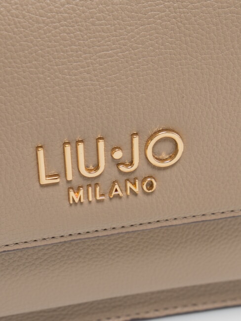 CALIWEN Kleine Umhängetasche mit Überschlag Wüstentaupe - Damentaschen