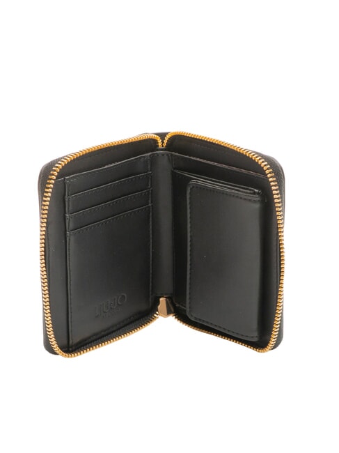 CALIWEN Mittelgroße Brieftasche mit Rundum-Reißverschluss SCHWARZ - Brieftaschen Damen