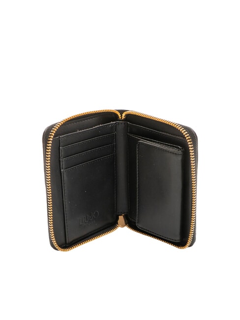 CALIWEN Mittelgroße Brieftasche mit Rundum-Reißverschluss SCHWARZ - Brieftaschen Damen