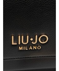 LIUJO CALIWEN Kleine Umhängetasche mit Überschlag SCHWARZ - Damentaschen - 3