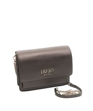 LIUJO CALIWEN Kleine Umhängetasche mit Überschlag Anthrazit met. - Damentaschen - 2