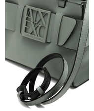 ARMANI EXCHANGE SUSIE Mini-Handtasche mit Schultergurt Salbei - Damentaschen - 3