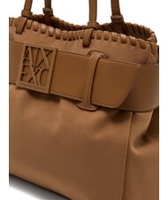 ARMANI EXCHANGE SUSIE SOFT Mittelgro&szlig;e Einkaufstasche leichter Whisky - Damentaschen - 4