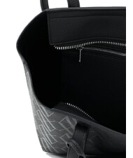 ARMANI EXCHANGE SILVYE MONOGRAM Schulter-Einkaufstasche schwarz/schwarz - Damentaschen - 4