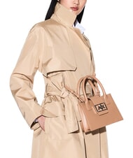 ARMANI EXCHANGE JODIE Mini-Umhängetasche Kamelrosa - Damentaschen - 6