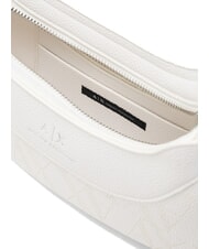 ARMANI EXCHANGE WAVE Mittelgroße perforierte Umhängetasche strahlend weiß - Damentaschen - 5