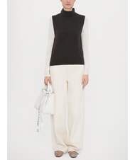 ARMANI EXCHANGE WAVE Mittelgroße perforierte Tasche mit Schultergurt strahlend weiß - Damentaschen - 5