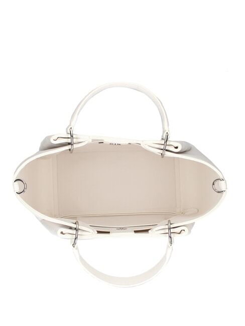 WAVE Große perforierte Handtasche strahlend weiß - Damentaschen