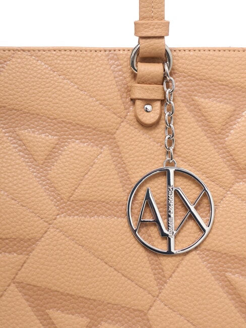 GYNGER Umhängetasche mit Allover-Logo-Print Kamelrose/Kamelrose - Damentaschen