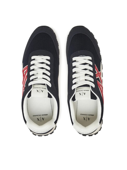 A|X Turnschuhe Dunkelblau + Kardinal - Herrenschuhe