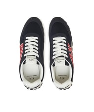 ARMANI EXCHANGE A|X Turnschuhe Dunkelblau + Kardinal - Herrenschuhe - 3