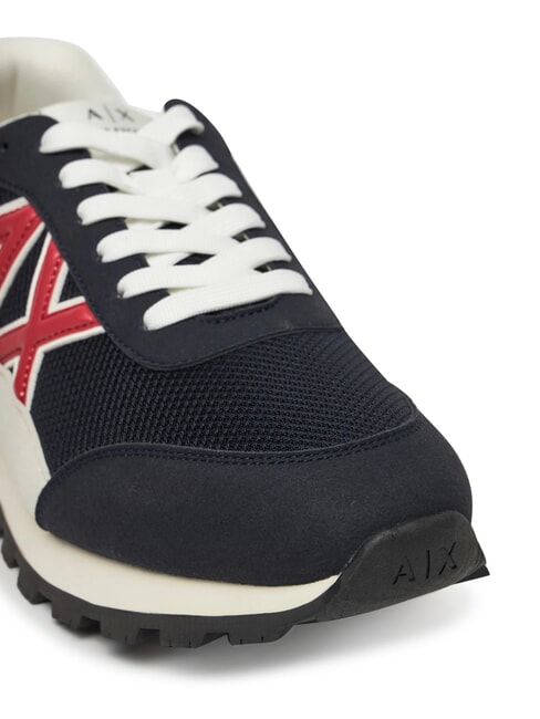 A|X Turnschuhe Dunkelblau + Kardinal - Herrenschuhe