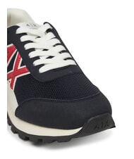ARMANI EXCHANGE A|X Turnschuhe Dunkelblau + Kardinal - Herrenschuhe - 4