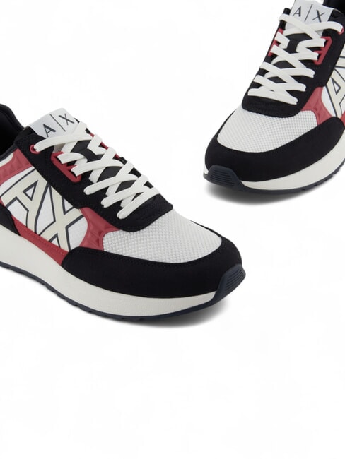 DUSSELDORF Turnschuhe Mann Off White + Cardin + Marineblau - Herrenschuhe