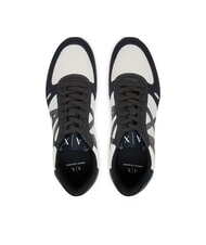 ARMANI EXCHANGE RIO Niedrige Turnschuhe d.navy+j.set+off.wht - Herrenschuhe - 3