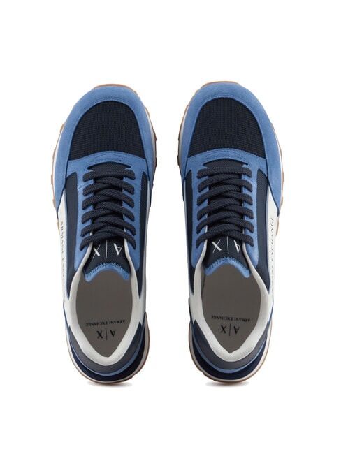 OSAKA Turnschuhe Mann blau+marineblau+cremeweiß - Herrenschuhe