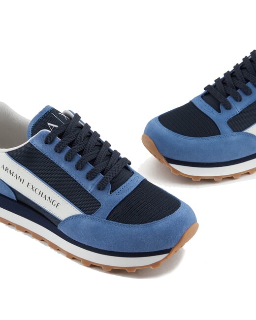 OSAKA Turnschuhe Mann blau+marineblau+cremeweiß - Herrenschuhe