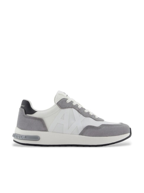 A|X Sneaker mit seitlichem Maxi-Logo neutrales Grau + gebrochenes Weiß - Herrenschuhe