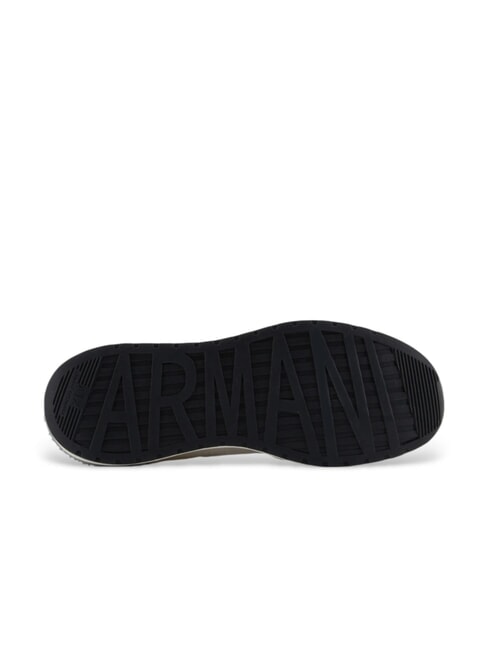 A|X Sneaker mit seitlichem Maxi-Logo neutrales Grau + gebrochenes Weiß - Herrenschuhe