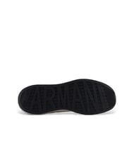 ARMANI EXCHANGE A|X Sneaker mit seitlichem Maxi-Logo neutrales Grau + gebrochenes Weiß - Herrenschuhe - 6