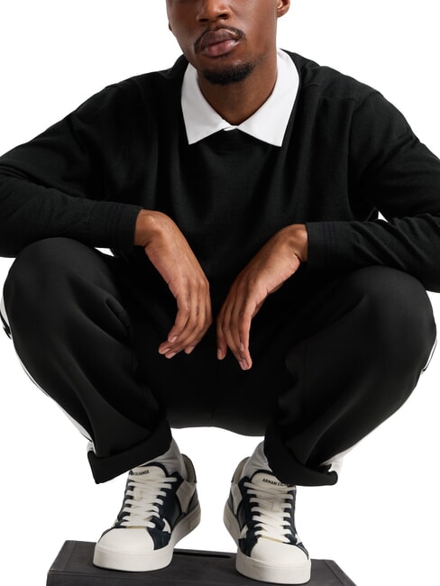 A|X Sneaker mit kontrastierenden Einsätzen Off White + Jet Set - Herrenschuhe