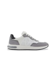 ARMANI EXCHANGE A|X Sneaker mit seitlichem Maxi-Logo neutrales Grau + gebrochenes Weiß - Herrenschuhe - 2