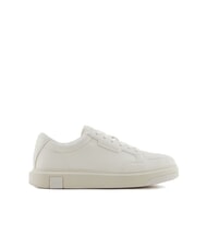 ARMANI EXCHANGE A|X Basic-Sneaker mit Nähten WEISS / WEISS - Herrenschuhe - 2