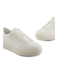 ARMANI EXCHANGE A|X Basic-Sneaker mit Nähten WEISS / WEISS - Herrenschuhe - 3