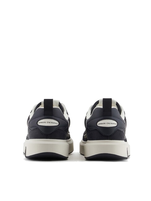 A|X Sneaker mit Mesh-Einsätzen und Logo Dunkelblau + Cremeweiß - Herrenschuhe