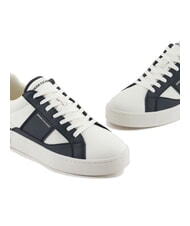 ARMANI EXCHANGE A|X Sneaker mit kontrastierenden Einsätzen Off White + Jet Set - Herrenschuhe - 4