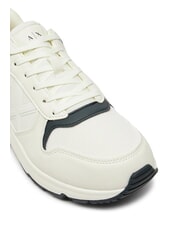 ARMANI EXCHANGE A|X Sneaker mit seitlichem Logo Off White + Jet Set - Herrenschuhe - 4