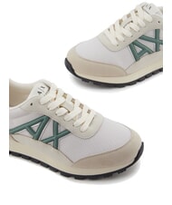 ARMANI EXCHANGE A|X Mesh-Sneaker mit kontrastierendem Logo lgt mirage+d.f.green - Damenschuhe - 4