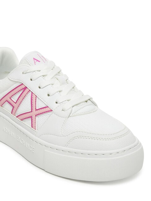 A|X Sneaker mit kontrastierendem Logo op.weiß+rosa - Damenschuhe