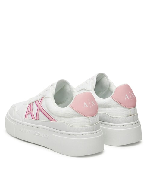 A|X Sneaker mit kontrastierendem Logo op.weiß+rosa - Damenschuhe