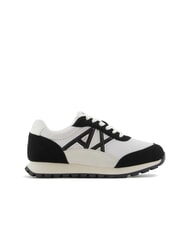 ARMANI EXCHANGE A|X Mesh-Sneaker mit kontrastierendem Logo cremefarben + schwarz - Damenschuhe - 2