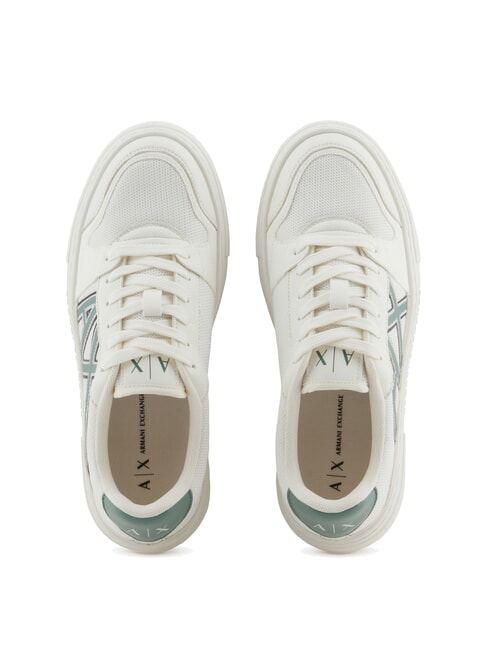 A|X Sneaker mit kontrastierendem Logo off white+dark fr.grn - Damenschuhe