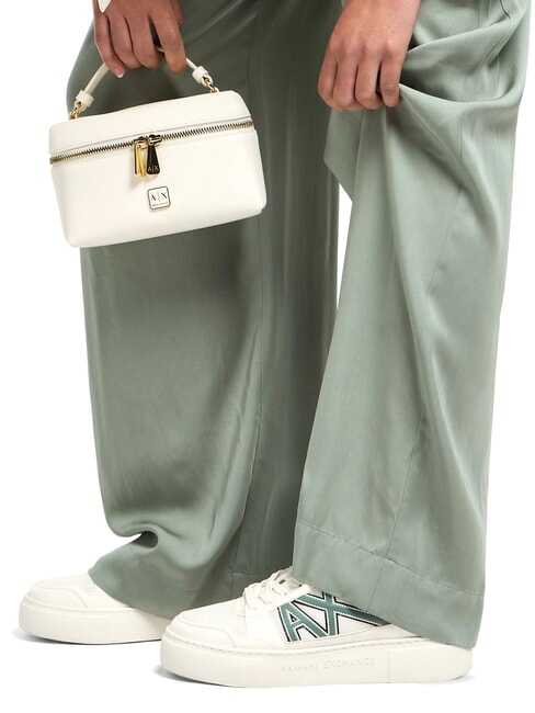 A|X Sneaker mit kontrastierendem Logo off white+dark fr.grn - Damenschuhe