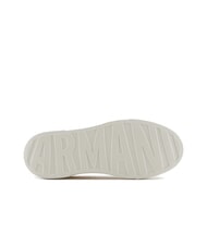 ARMANI EXCHANGE A|X Sneaker mit kontrastierendem Logo off white+dark fr.grn - Damenschuhe - 6